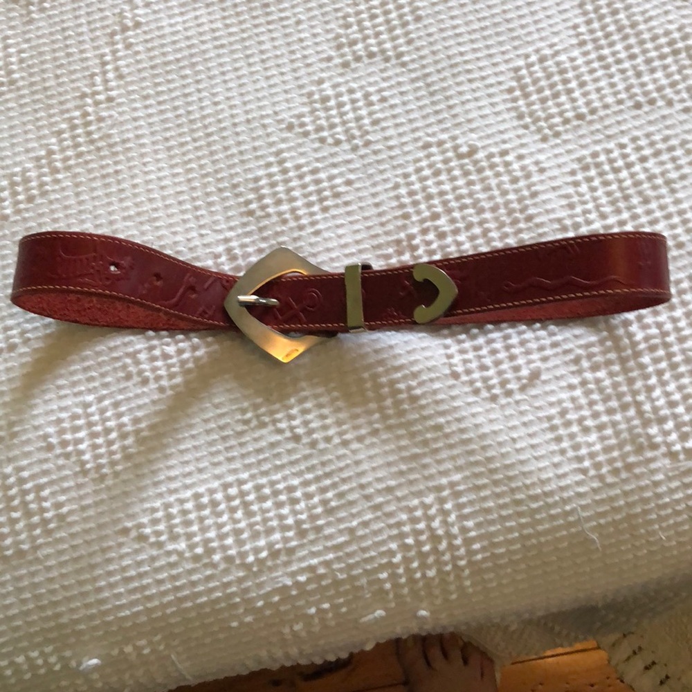 Vintage leather belt
